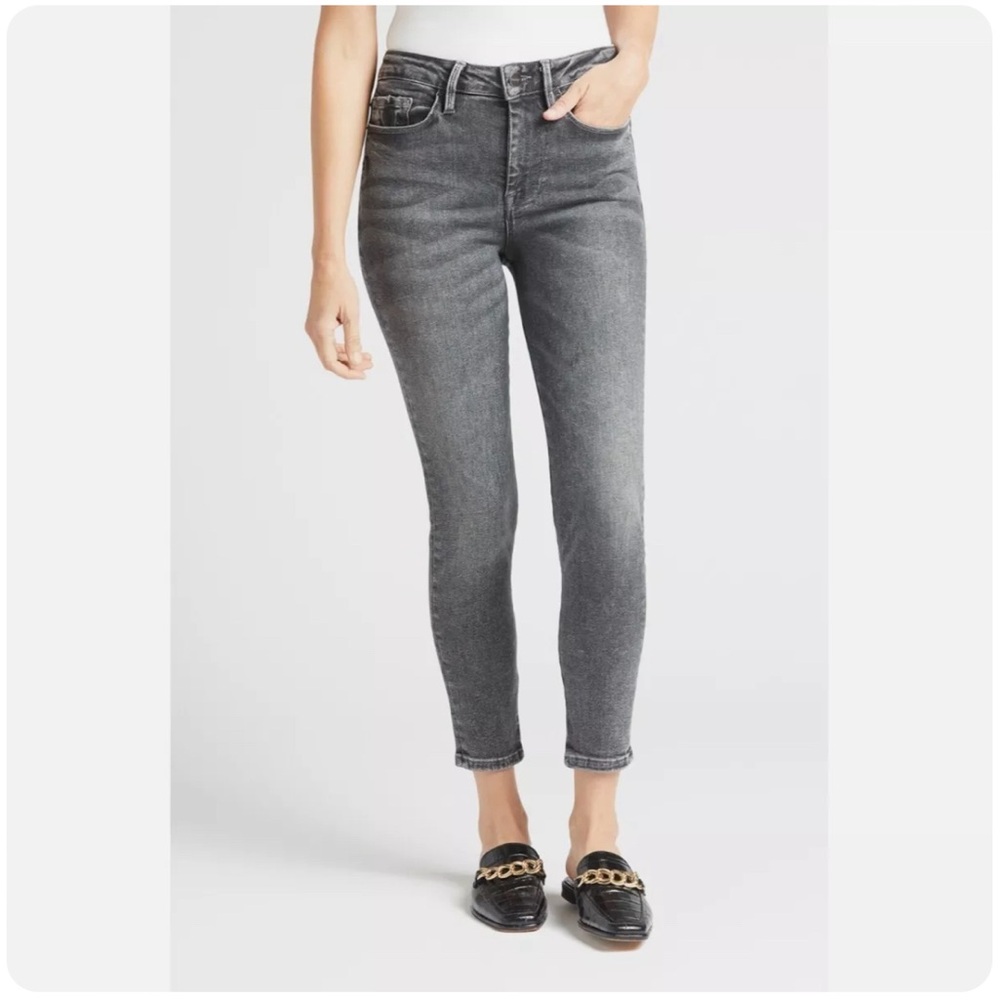 Frame Le One Skinny High Rise Gray Hughes, size 1